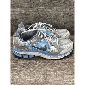 Nike Pegasus 27 Blue Silver Running Shoes 396441-001 Sizes 6.5